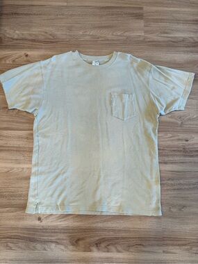 Columbia Beige Short Sleeve Pocket Tee